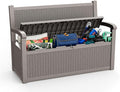 80 Gallon Outdoor Storage Bench Deck Box Waterproof Lockable, Outdoor Storage by OutdoorLivingPerfected