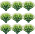 JEMONG 30 Bundles Artificial Grasses Outdoor UV Resistant Fake Grasses No Fade Faux Plastic Plants Garden Porch Window Box Decorating…