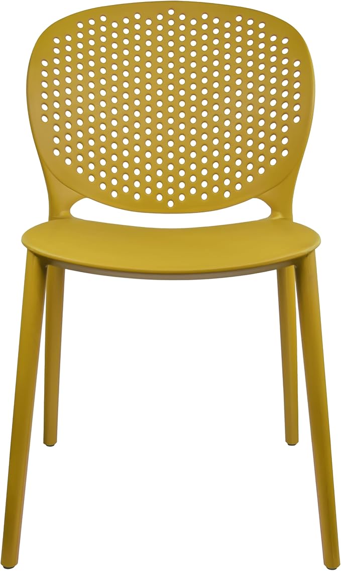 2xhome Patio Dining Chair | Modern Stackable Outdoor Pool Side Chair | Weather by 2xhome