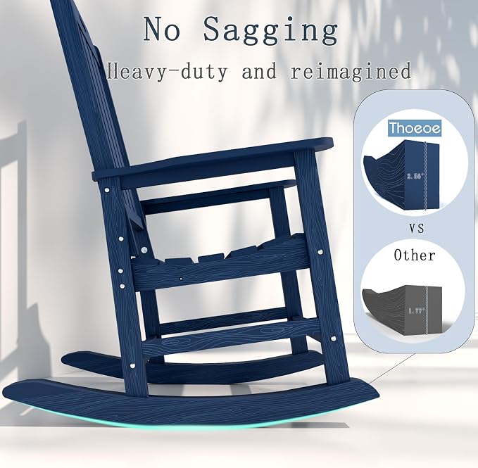 Oversized Rocking Chair, Outdoor Rocking Chair - Image 8