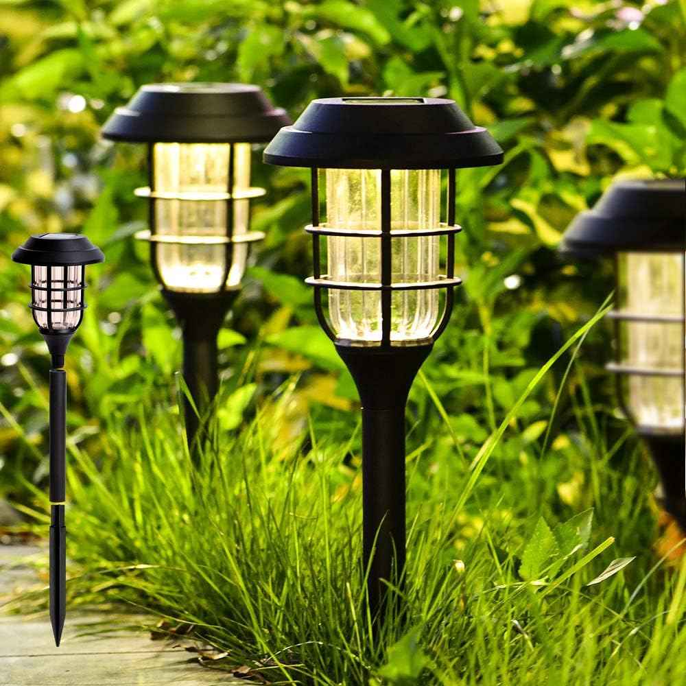 12 Pack Solar Light Replacement Stakes - Plastic Ground Spikes, Universal Path & Christmas Lights Replacement, Yard & Garden Outdoor Ground Decorations