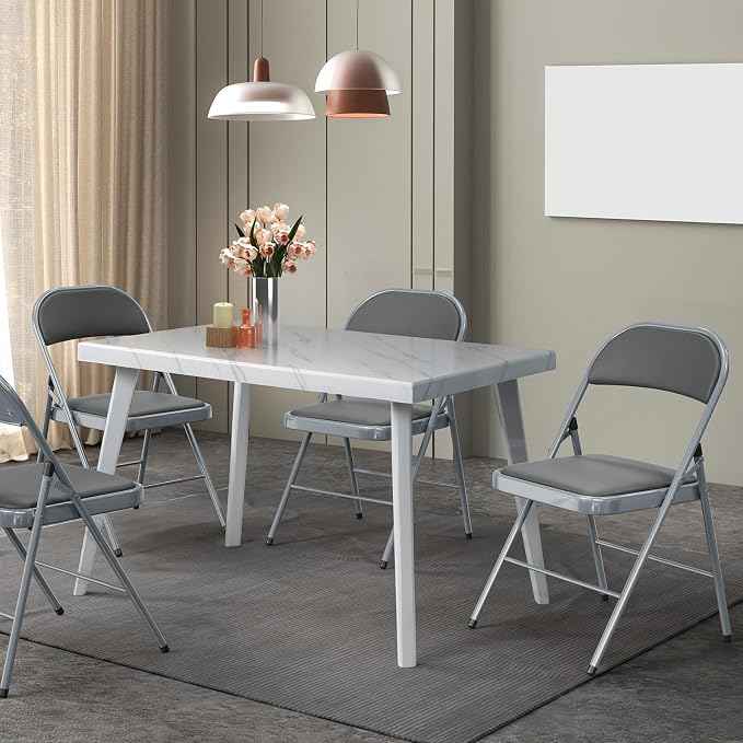 VINGLI 8 Pack Folding Chairs