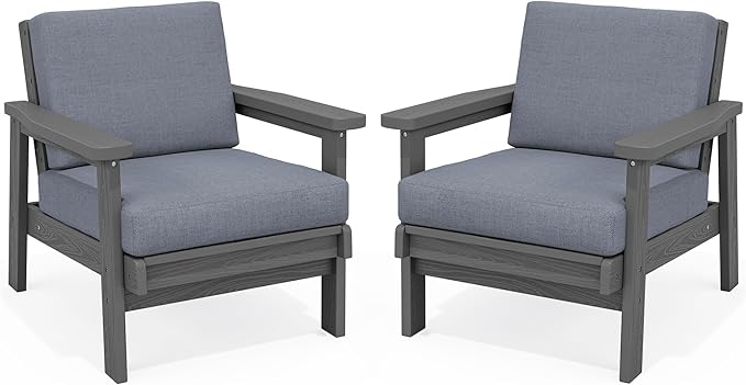 SERWALL HDPE Outdoor Couch Set of 2 by SERWALL