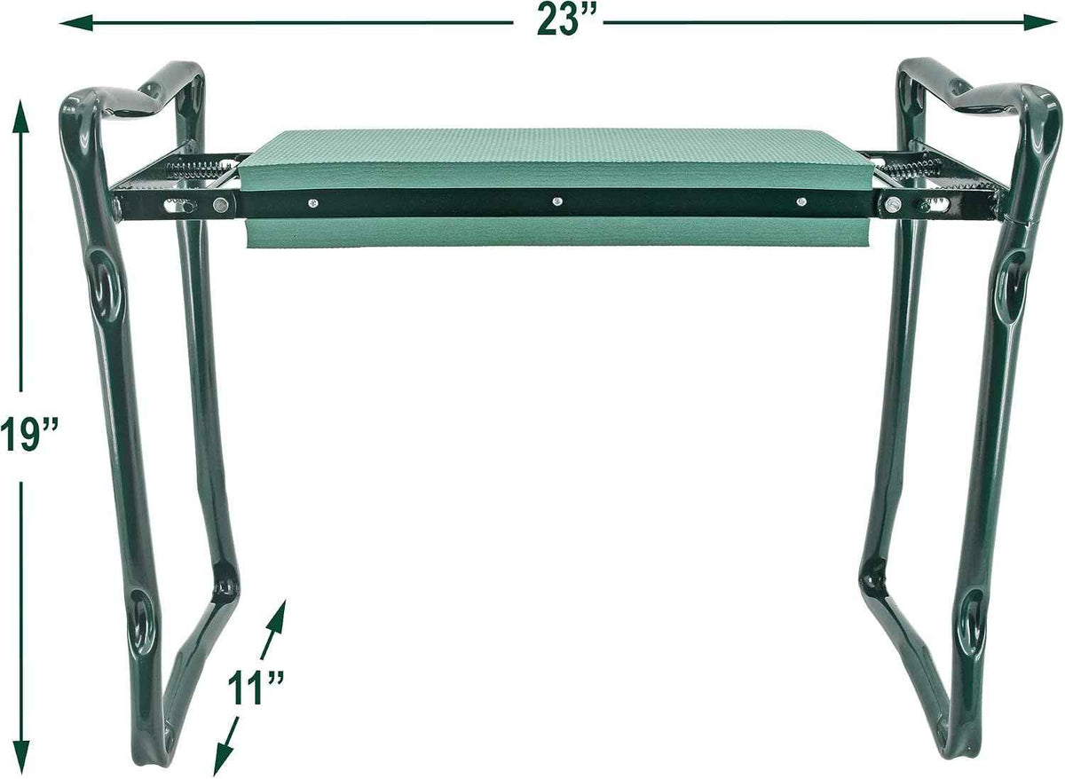 Garden Kneeler and Seat, Foldable Weeding Seat