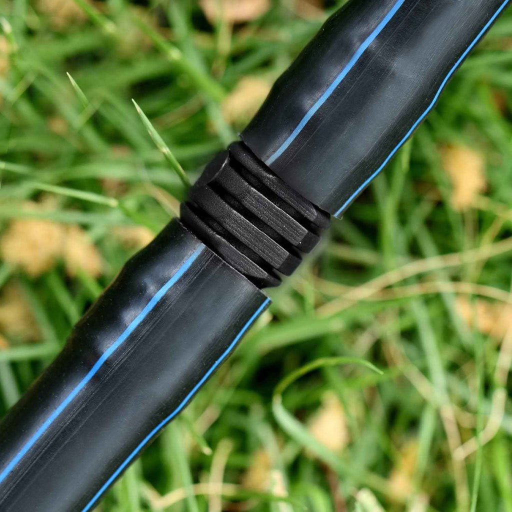 Maitys 8 Pcs 1/2 Inch Soaker Hose Connectors for Drip Irrigation,Elbow | Soaker Hose Repair Kit, Barb Inline Coupler, Plastic Durable, Fits Pipes with an Inner Diameter of 13 Mm, Easy to Install