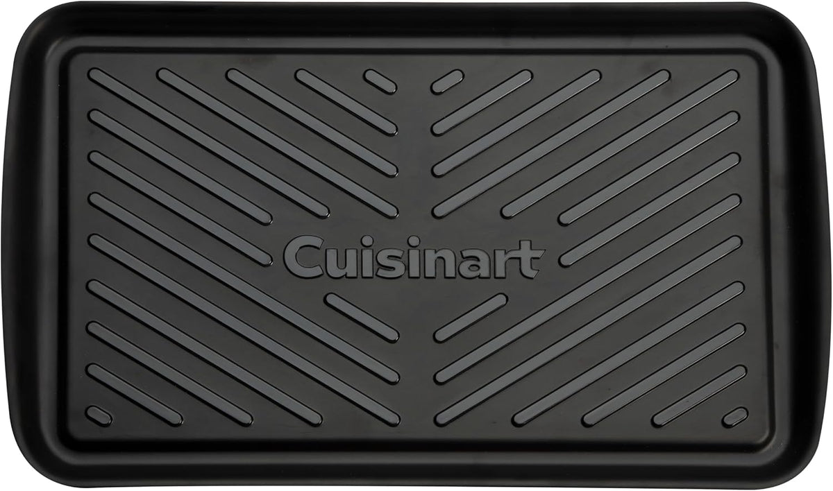 Cuisinart Grilling Prep and Serving Tray, Dishwasher-Safe, 2-Pc Nesting Set | 17-in x 10.5-in food tray set for prepping and serving, shatter-resistant melamine design fits 6 burgers, CPK-200