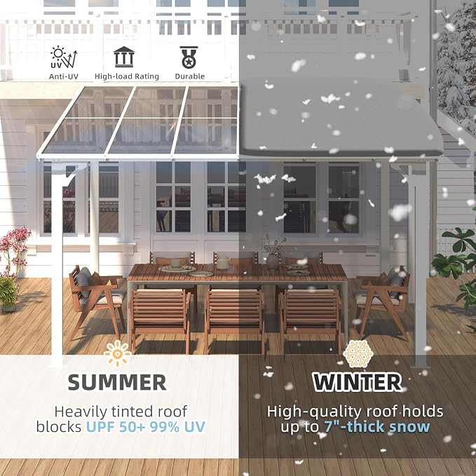 AECOJOY 12' x 10' Outdoor Gazebo Pergola - Image 2