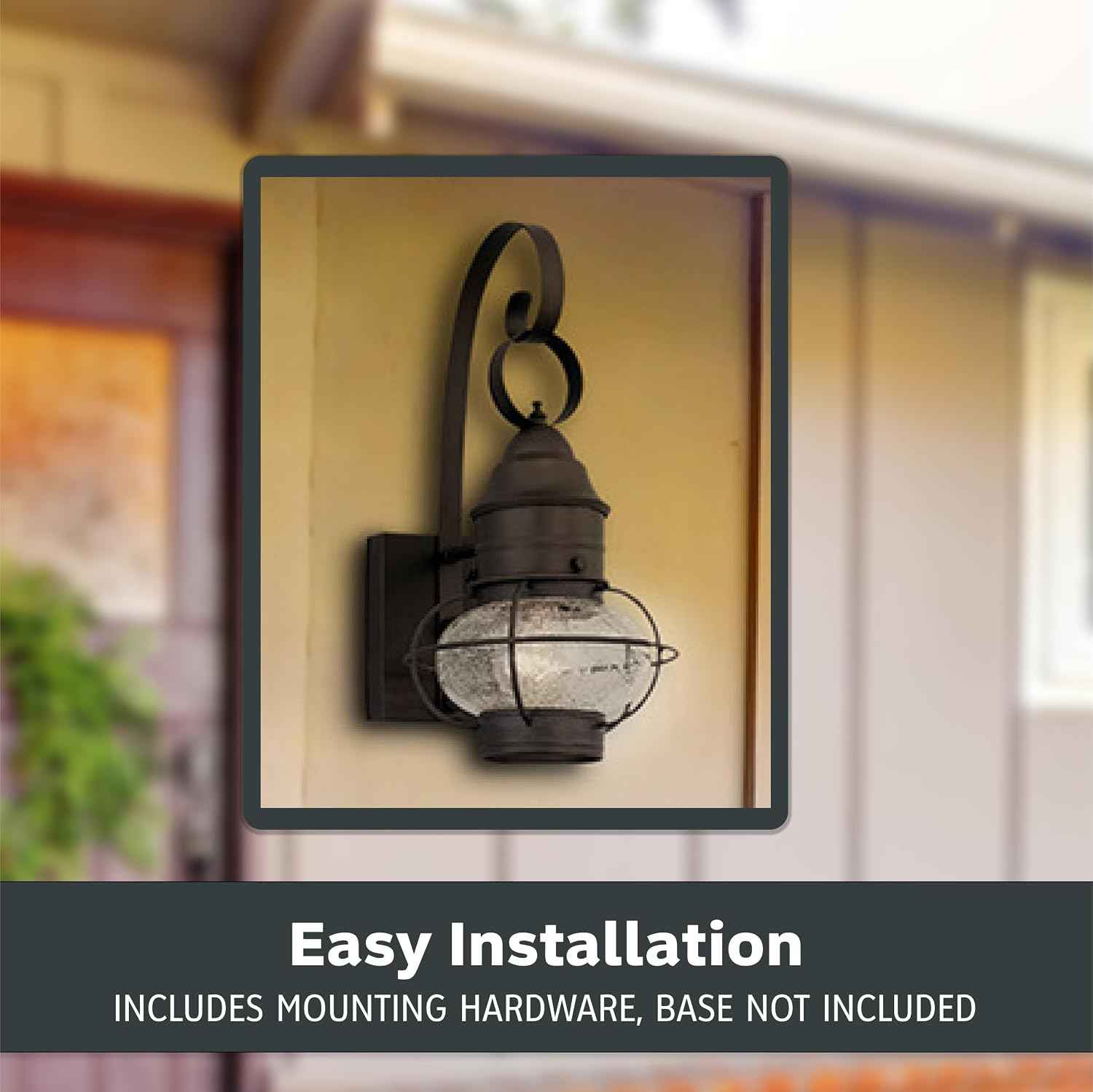 Designers Fountain Nantucket Outdoor Light Fixture, 14.25 Inch Exterior Wall Lantern Sconce for Front Door, Patio and Porch, Rustic, 1751-RT