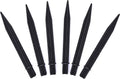 Aliotech 6Pcs Reinforced Ground Spike, Solar Lights Spikes, ABS Plastic Lights Replacement Stakes for Solar Pathway Garden Torch Lights(Inside Diameter 0.83 Inches)