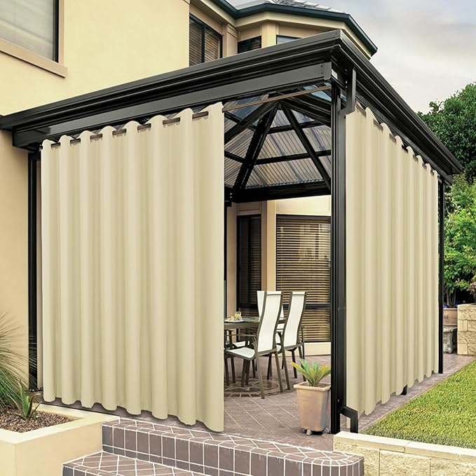 BONZER Outdoor Waterproof Curtains by Bonzer