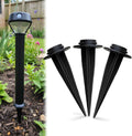 3Pcs Ground Stake Compatible with Ring Solar Pathlight Replacement, Twist-to-Lock Base Stake for Solar/Battery Smart Path Lights, Easy Install Outdoor Light Mount