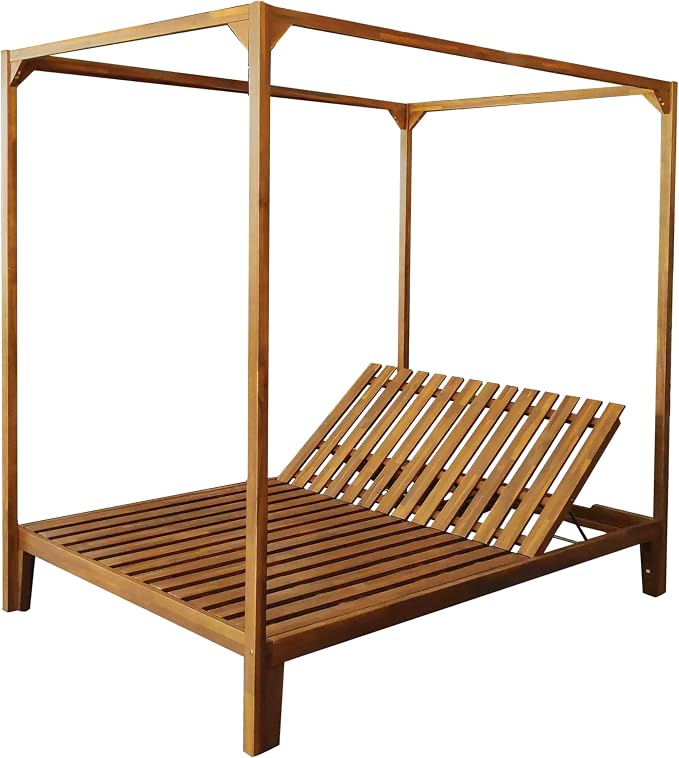 Christopher Knight Home Muntz Outdoor Acacia Wood Daybed Frame Only, Wooden by ChristopherKnightHome