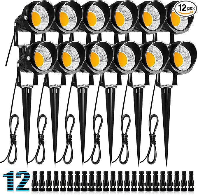 ZUCKEO 10W Landscape Lighting Low Voltage LED Landscape Lights, IP66 Waterproof by ZUCKEO