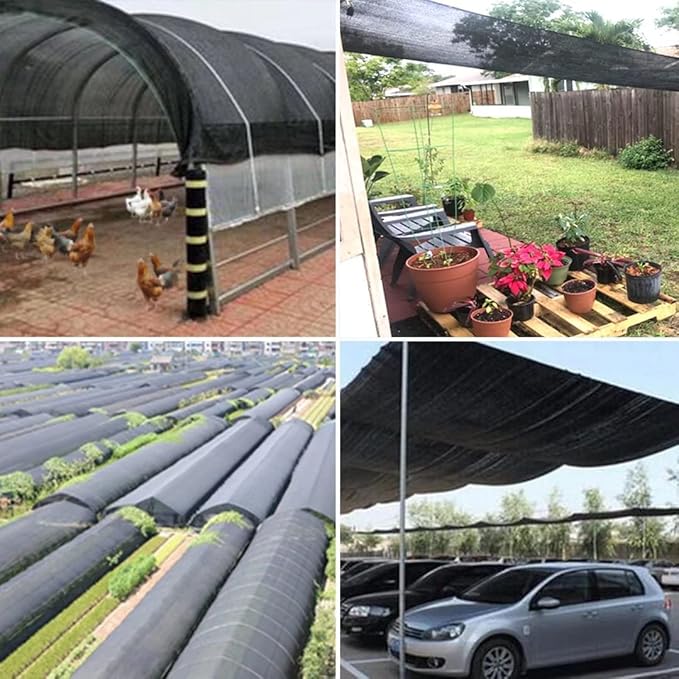 Shade Cloth for Plants Greenhouse, 80-90% Sunblock Shade Sails for Outdoor - Image 6