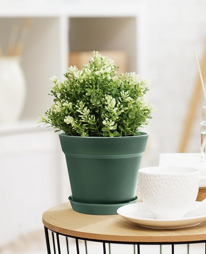 homenote Plant Pots, 15 Pack 6 inch Flower Pots - Image 4