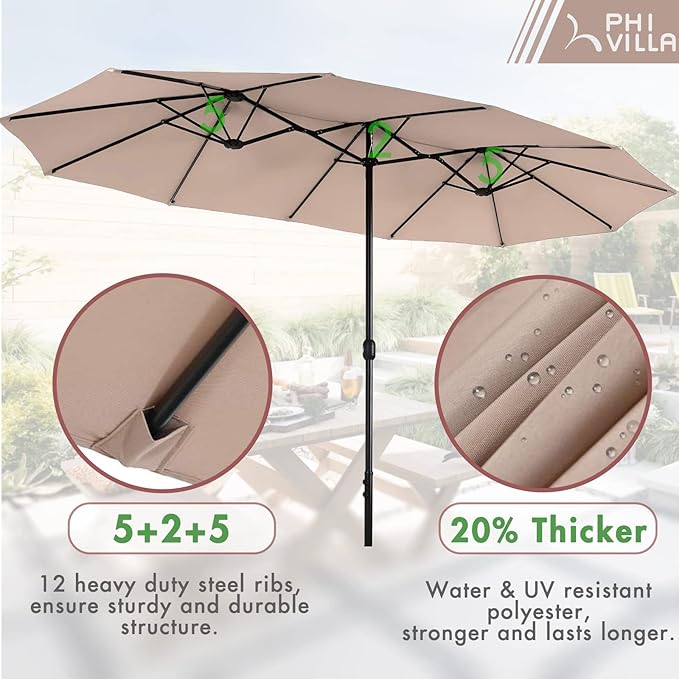PHI VILLA 7 Piece Outdoor Dining Set - Image 5