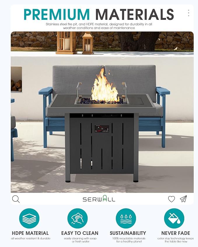 SERWALL Patio Furniture Set - Image 6