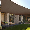 LOVE STORY Custom Size 4'x4' Brown Sun Shade Sail Rectangle UV Block Canopy by LOVESTORY