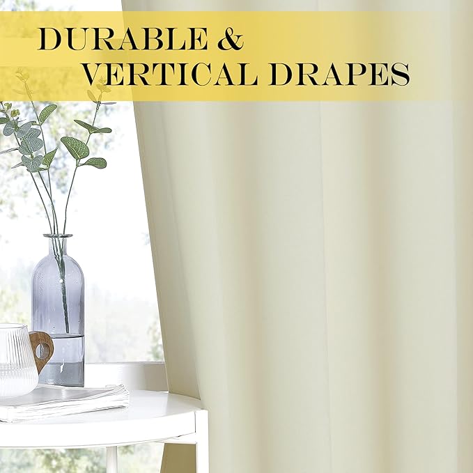 NICETOWN Blackout Patio Curtains 100 x 144 Inches Long - Image 4