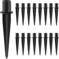 Metal Replacement Stakes for Solar Lights 3/4 inch (0.78" Actual), 16 Pack | Optimized Ground Anchoring Ensures Stability. Weather-Resistant Finish Prevents Corrosion. Perfect for Pathway & Landscape.