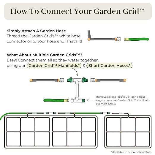 Garden Grid Watering System, 3x6 | Raised Garden Bed Drip Irrigation System - Image 9