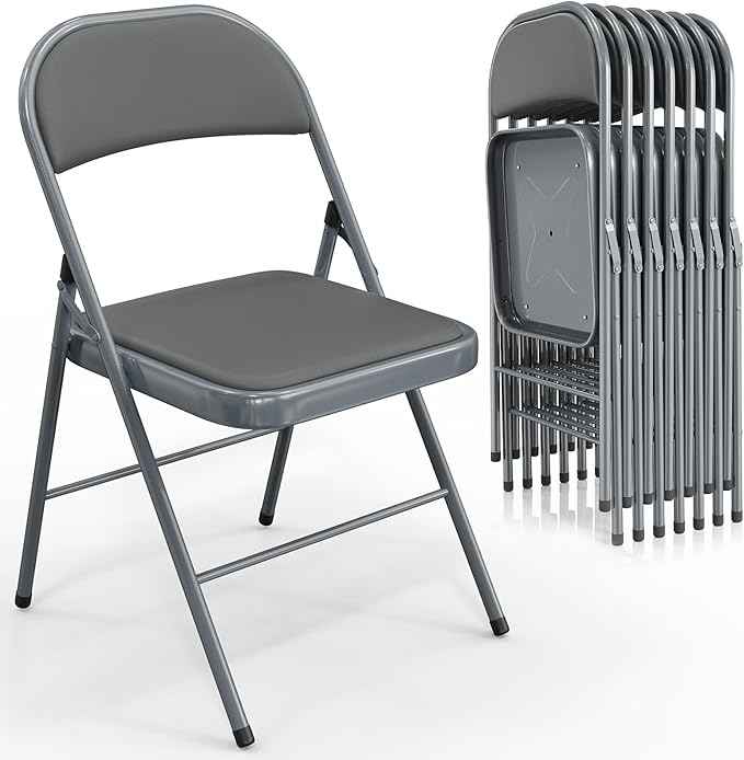 VINGLI 8 Pack Folding Chairs