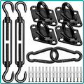 Sun Shade Sail Hardware Kit 6 Inch by HYASIA