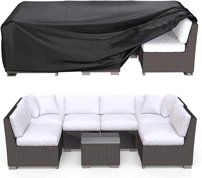 Patio Furniture Covers Waterproof, Durable Heavy Duty Oxford Patio Furniture by Brosyda
