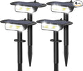 4 Pack Solar Spot Lights Outdoor Waterproof IP68, Auto On/Off Bright Solar by Latband