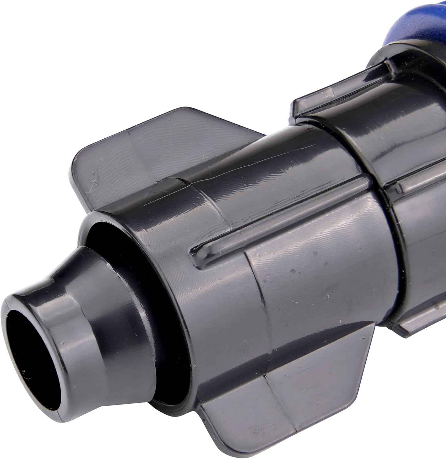 Raindrip S5900UB, Smart Loc Universal Swivel Adapter for Tubing, 3/4-Inch MHT, With Filter Washer, Drip Irrigation Fitting for 1/2-Inch, 5/8-Inch, & 0.710-Inch Supply Tubing and Dripline, Black/Blue