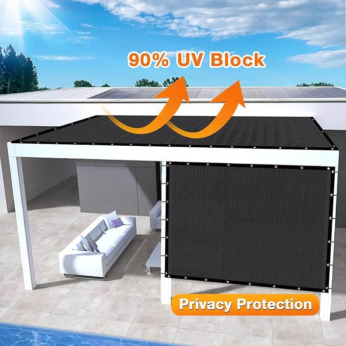 Artpuch Outdoor Pergola Shade Cover 15x22 FT Sun Shade Cloth - Image 3
