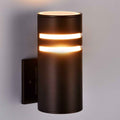 rosykite Brown Outdoor Wall Sconce, Modern Patio Exterior Light Fixture | Up Down Wall Mounted Sconce, ETL Listed Modern Outdoor Lighting for Front Door, Garage, Backyard and Porch Applications