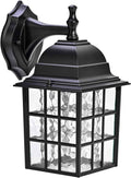 Outdoor Wall Light Fixtures Waterproof Exterior Sconce Lights Anti-Rust Exterior Lighting Fixtures Black Outdoor Wall Lantern for Porch Patio Front Door Garage House