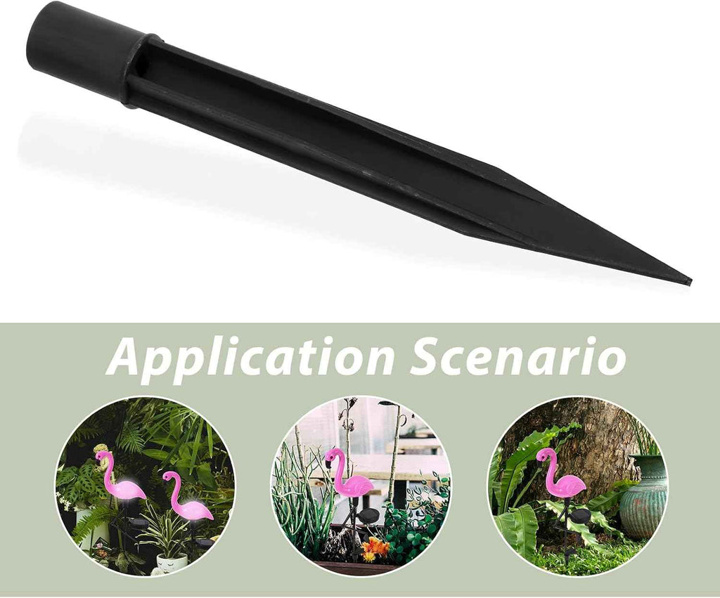 10pcs Plastic Ground Spikes, Solar Torch Lights, Stake Spikes Plug Replacement for Garden Lawn Light, Suitable for 0.63 Inch Diameter