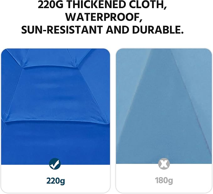 Yaheetech 3 Tier Patio Umbrella 10ft Vented Outdoor Large Market Table Umbrella - Image 9