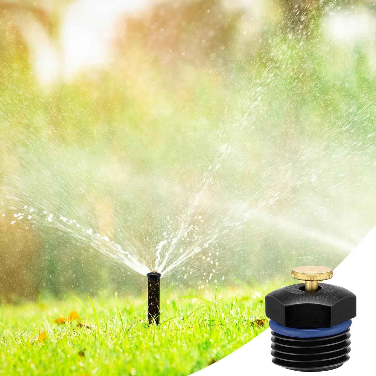 30 Pcs Sprinkler Nozzle 1/2 Inch Garden Misting Nozzles Adjustable 360 Degree Lawn Watering Universal Micro Irrigation Sprinkler Heads for Agriculture Lawn Watering Irrigation System
