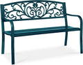 Best Choice Products Outdoor Bench Steel Garden Patio Porch Furniture by BestChoiceProducts