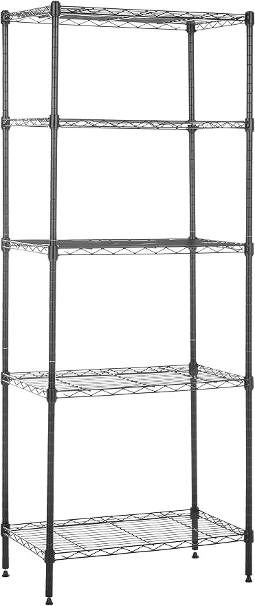 Amazon Basics 5-Shelf Multipurpose Adjustable Steel Garage Shelving Unit by AmazonBasics