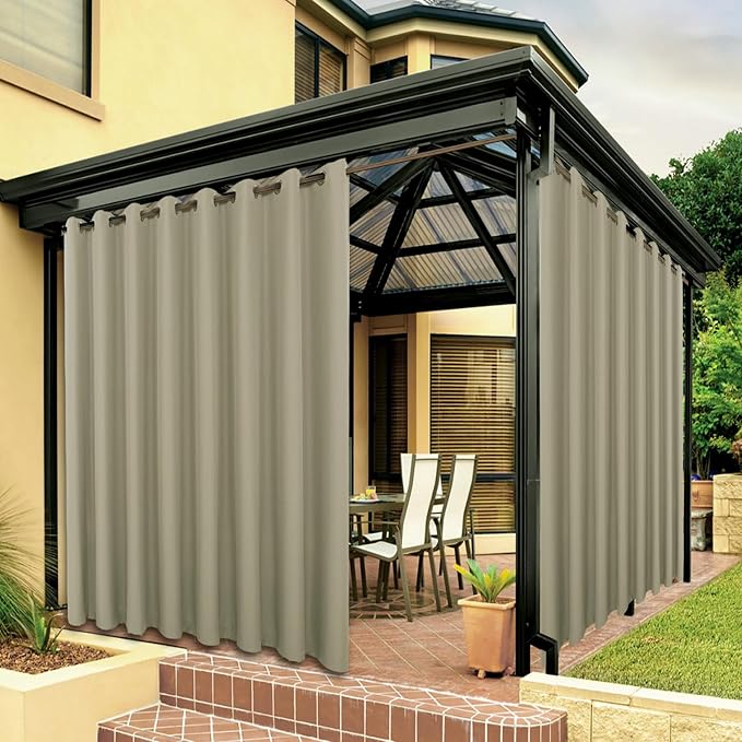 BONZER Waterproof Indoor/Outdoor Curtains by Bonzer