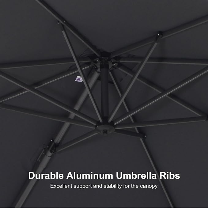 PURPLE LEAF 8' X 8' Patio Umbrella - Image 6