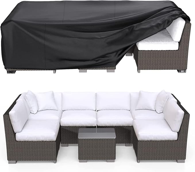 Patio Furniture Covers, Heavy Duty Outdoor Furniture Cover Waterproof, by Brosyda