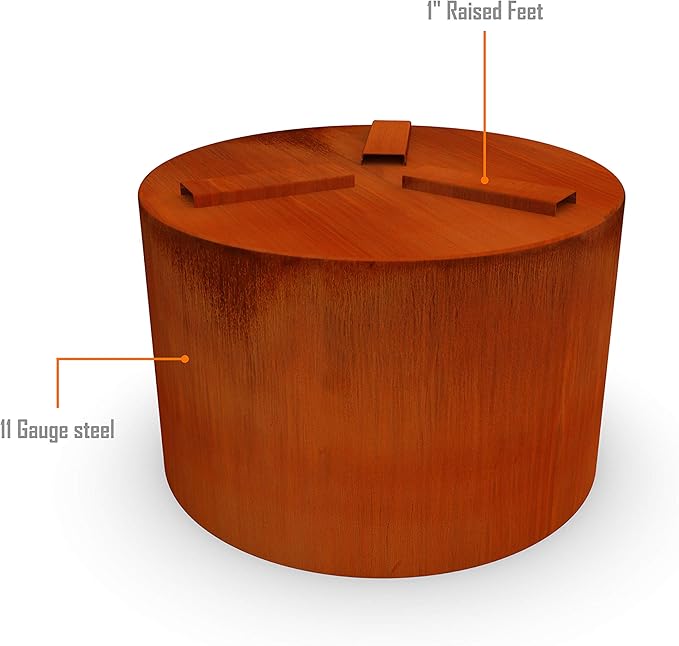 Plantercraft Corten Steel Planter 48 Inch | Large Round Planters - Image 3