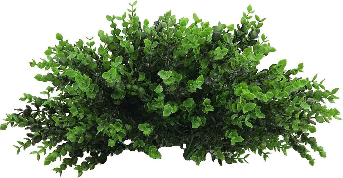 KuGuo Artificial Eucalyptus Plants, 8 Bundles, UV Resistant Outdoor Décor | Lifelike plastic greenery for porch planters, window boxes, patios, balconies, weddings and maintenance-free arrangements