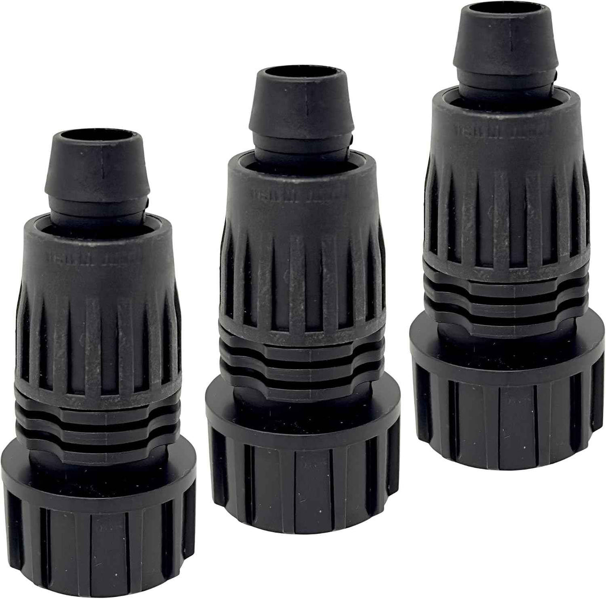 Sprinkland® 1/2” Drip Tube Faucet Adapter | Fits Garden Hose | Made in USA | Fits 5/8” Drip Tubing (.600” ID x .700” OD), Compatible with Rain Bird, Orbit, DIG & Toro, Reusable Quick Lock Connector