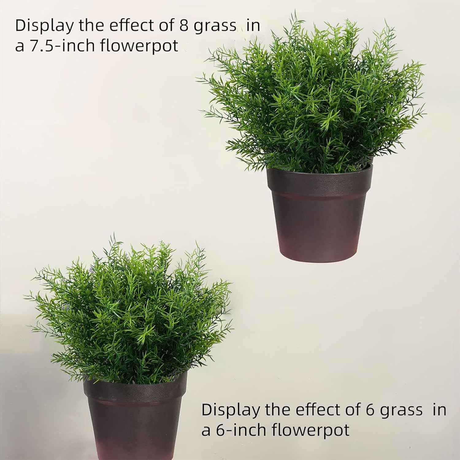 Toprooms Outdoor Faux Plants Greenery Artificial Flowers Fake Boxwood Shrubs UV Resistant Plastic Plant for Farmhouse Garden Porch Patio Indoor Wedding Decoration (1#Outdoor Greenery, 12 Pcs)