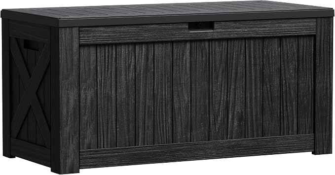 Greesum Outdoor Storage Box 120 Gallon Storage Bin