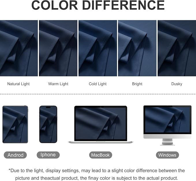 RYB HOME Outdoor Curtains Blackout - Image 8