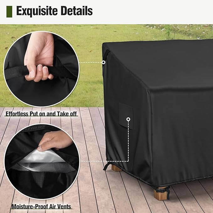 MR.COVER 4-Seater Outdoor Couch Cover Waterproof, Patio Furniture Cover - Image 5