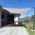 SUNNY GUARD Custom Size 4'x8' Silver Grey Sun Shade Sail Rectangle UV Block by SUNNYGUARD