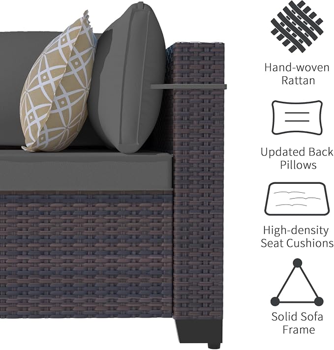 11 Pieces Patio Furniture Set - Image 4